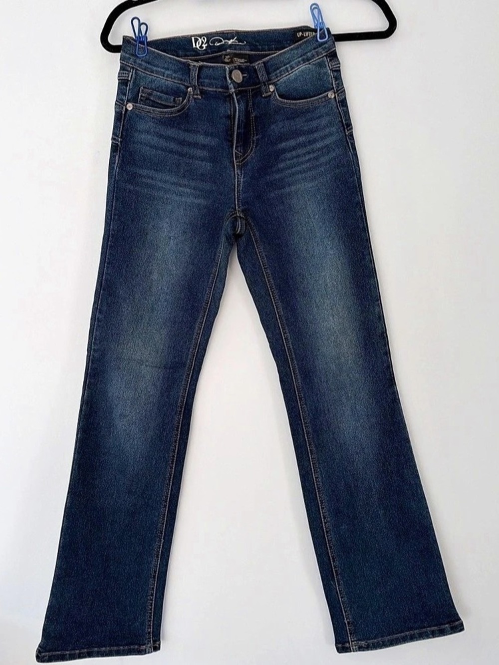 DG2 15 UP-LIFTER Boot Cut Jeans Blue Waist 2P